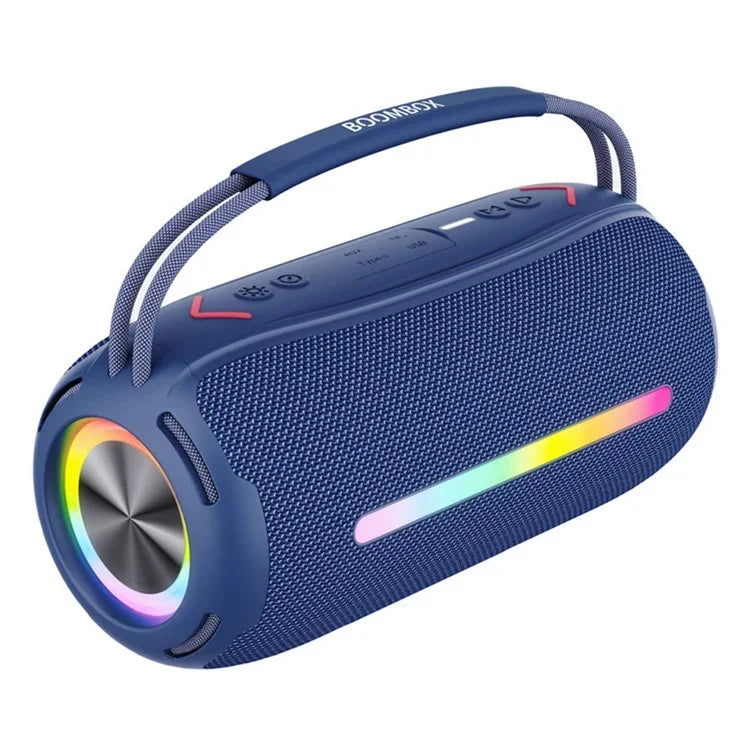LD-BM360 , LEEDOR WIRELESS SPEAKER 2400MAH TWS LED WATERPROOF , BLUE