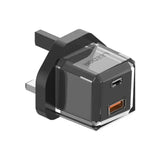 LD-105Q , LEEDOR ADAPTOR PD20W+QC18W CRYSTAL GLASS , BLACK - GulfStore.com