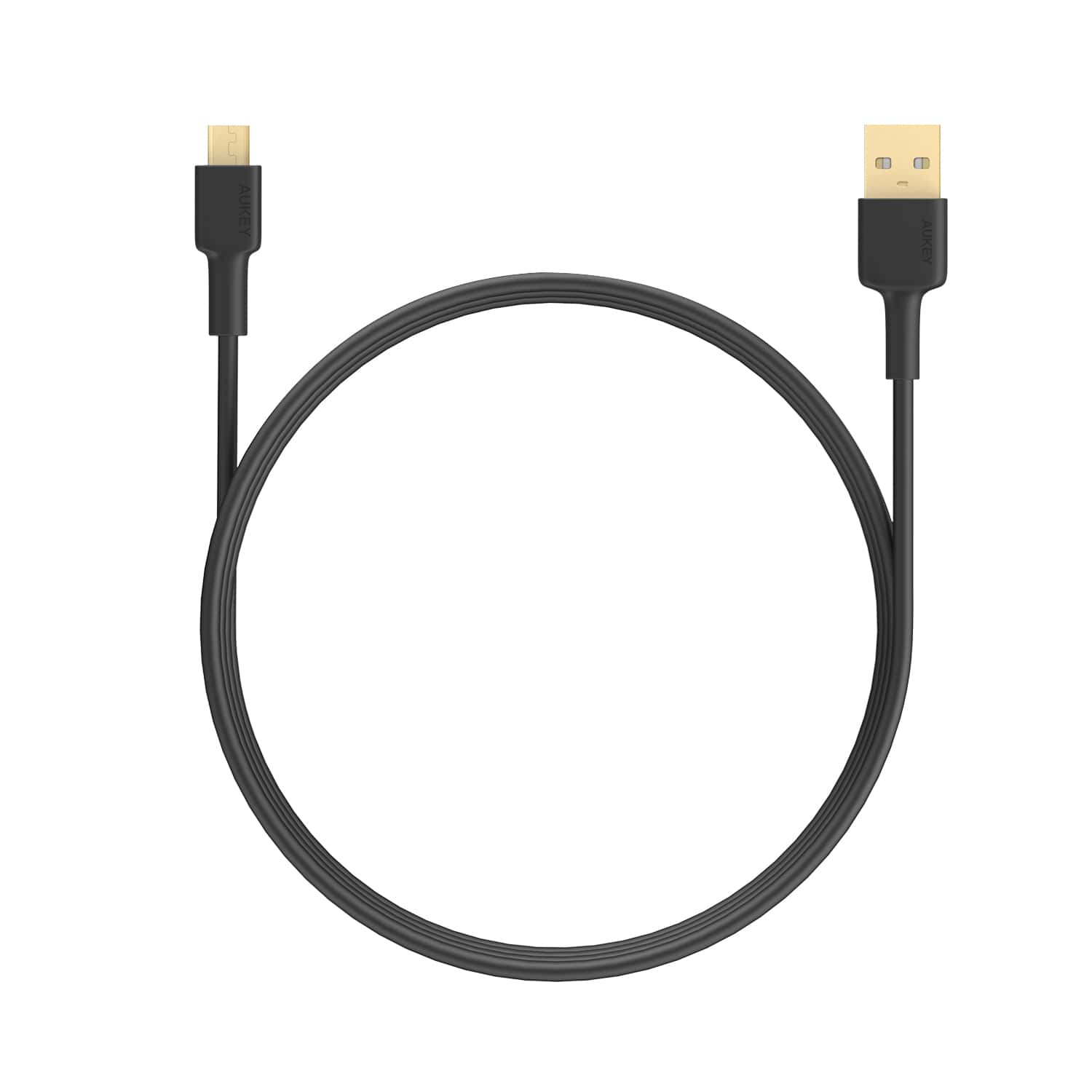 Aukey, USB 2.0 to Micro USB Cable (1m / 3.3ft) - Black -  CB-MD1 BK