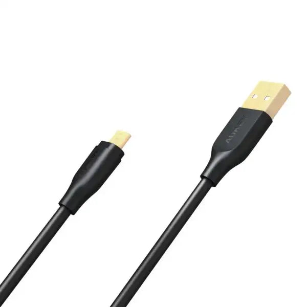 Aukey, USB 2.0 to Micro USB Cable (1m / 3.3ft) - Black - GulfStore.com
