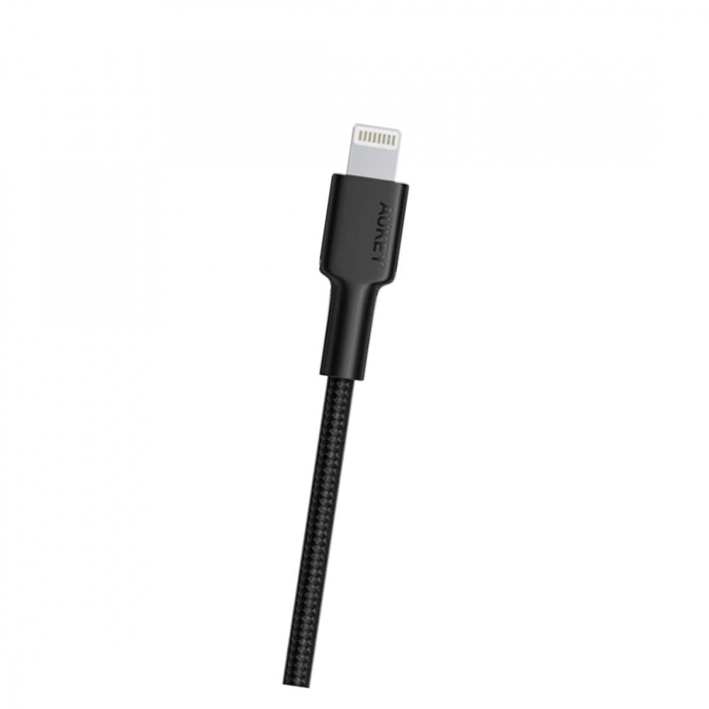 Aukey Braided USB-C to Lightning Cable (1.2m / 3.95ft) CB-CL1 BK - Black