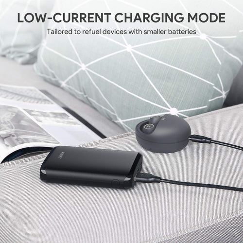 AUKEY, Power Bank 10000MAH 18W USB-C Portable External Battery with Quick Charge 3.0 - Black -   PB-Y22