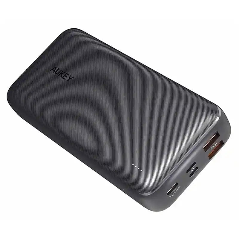 Aukey Basix Plus 20000mAh 3-Port Power Bank with 18W PD and QC 3.0 PB-N74S – Black
