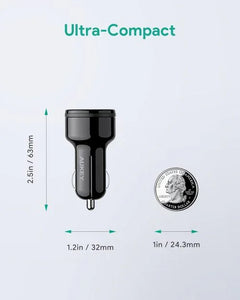 aukey usb c car charger