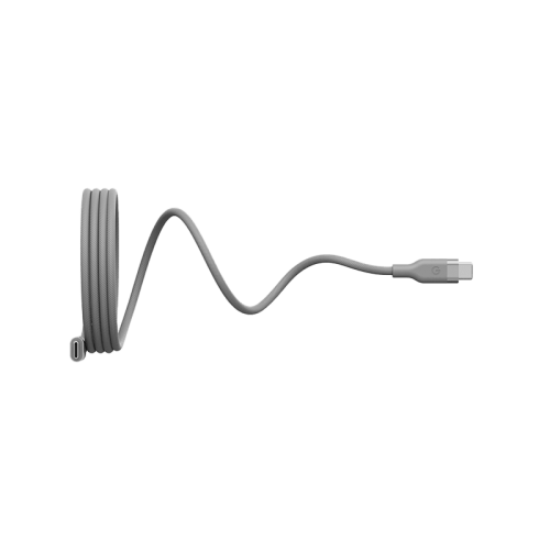 ENERGEA | Helix USB-C To USB-C Magnetic Cable 480Mbps 100W 1.5M | Natural