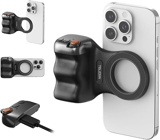 TELESIN Fun Shot MagGrip - Black