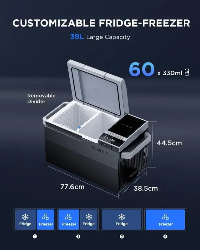 ثلاجة EcoFlow GLACIER المحمولة