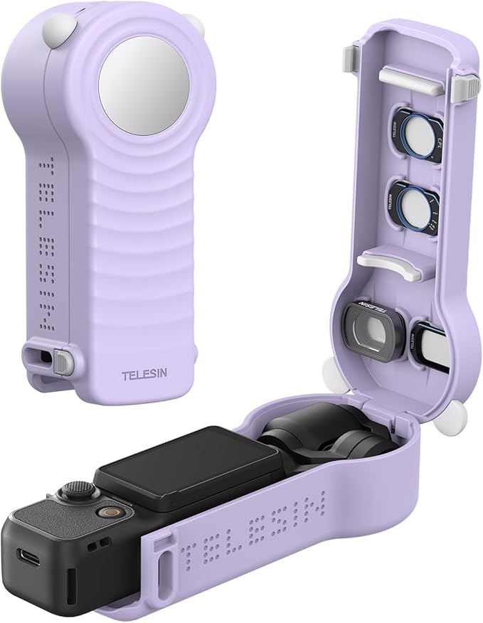 Telesin Disadv Protective Case (Purple) for Pocket 3/4