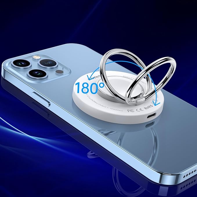 CHOETECH T603-F Ring Holder and Magnetic 15W Wireless Charger