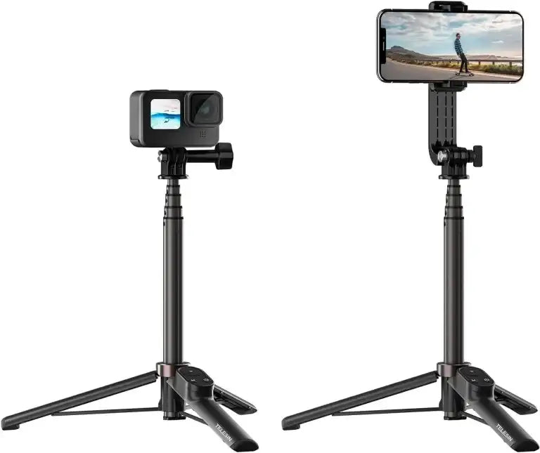 TELESIN Selfie Stick Tripod with Bluetooth Remote and Wrist strap - GulfStore.com