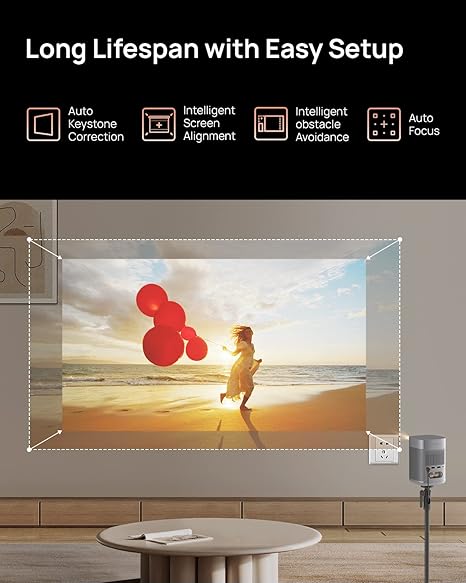 XGIMI Android TV portable cinema Type-C charge, 1080P 400 ISO Lumens (EOL)