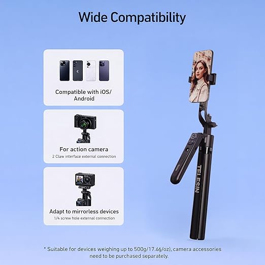 Telesin Intelligent Auto Tracking Tripod (1.8m)