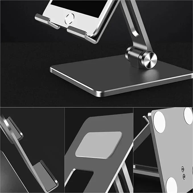 Swivel Rotatable 360 Rotating Laptop Stand For 9.7 -15.6 Inch Laptop And Tablets - Silver