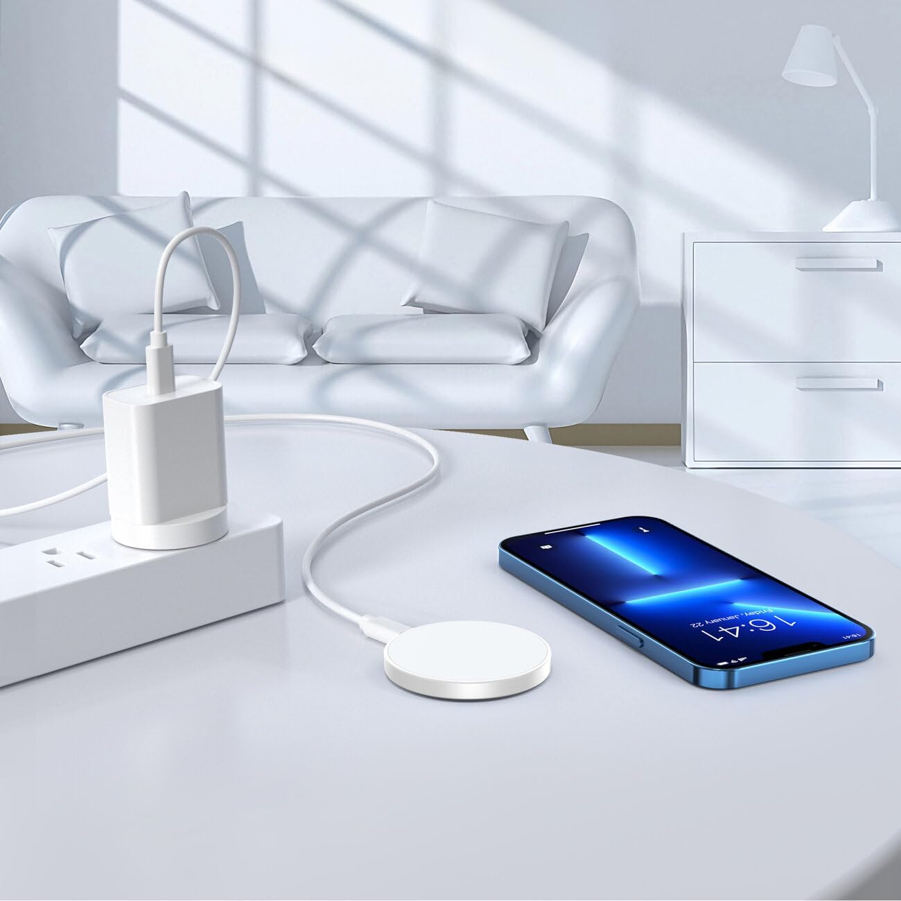 CHOETECH T603-F Ring Holder and Magnetic 15W Wireless Charger