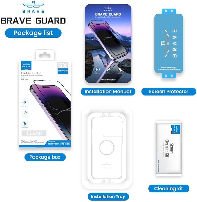 SP13P , Brave Guard Impact Iphone 13 Pro Privacy 13 Pro - Privacy