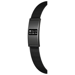 PDB8 | Porodo Trackfit Plus Smart Bracelet Fitness Tracker With Display App | Black - GulfStore.com