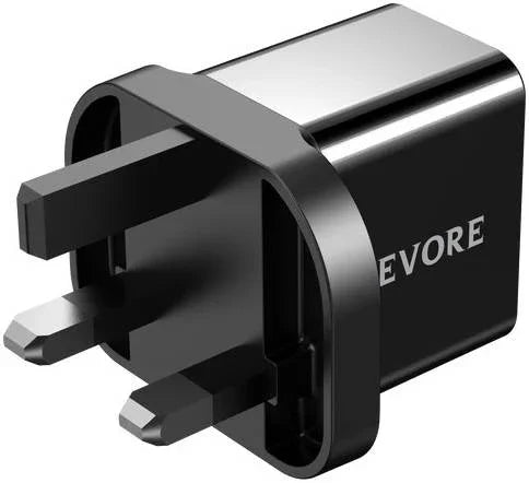 شاحن حائط Levore 25 وات 1XUSB-C محول شحن سريع - أسود - LGW111-BK