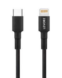 LEVORE 1M USB-C to Lightning Cable - Black