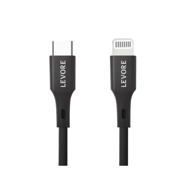 Levore USB-C to Lightning Cable, 1M – Black