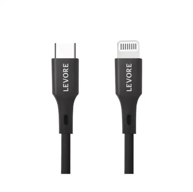 Levore USB-C to Lightning Cable, 1M – Black - GulfStore.com