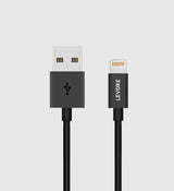 Levore - USB-A to Lightning Cable, MFI Certified, 1.8M - Black -LCS112-BK - GulfStore.com