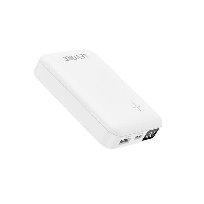 Levore PowerBank 10000mAh PD with 2 Ports – White