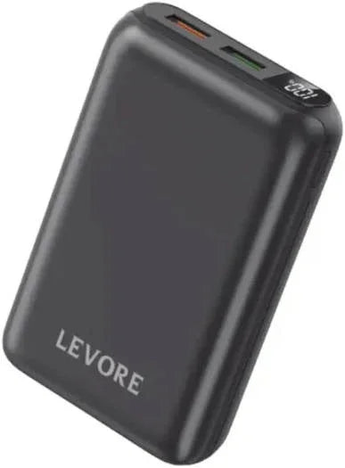 باور بانك ليفور 20000 مللي أمبير، مع منفذ USB-A 22.5 وات ومنفذ USB-C PD 20 وات، LP231-BK
