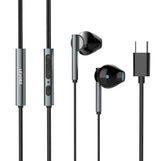 Levore Wired earphones with TYPE-C Connector - Black - LEW31-BK - GulfStore.com