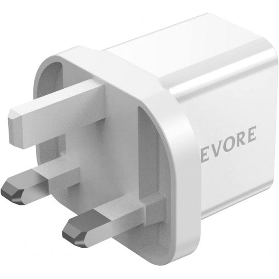 Levore Wall Charger 20W 1XUSB-C Power Delivery Fast Charging Adapter - White - LGW112-WH
