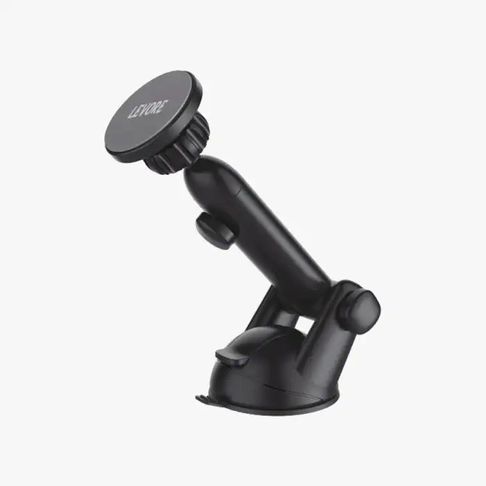 Levore Universal Magnetic phone holder for windshield and dashboard 360 dgree - Black - GulfStore.com