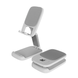 18945 | BCS-01 | Brave 2-in-1 Foldable Adjustable Phone Stand | White - GulfStore.com