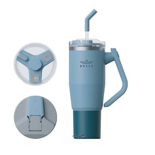 18001 | BT-01BL | Brave Temp Guard Vacuum Insulated Travel Mug | Blue