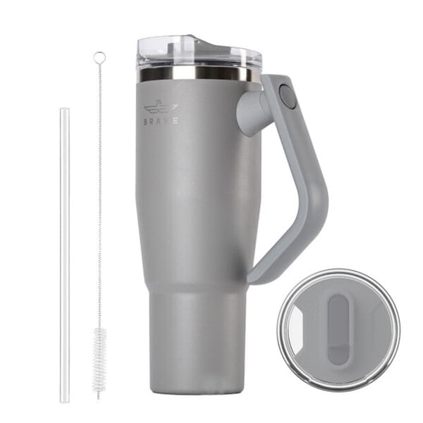18963 | BT-04DG | Brave Temp Guard Vacuum Insulated Travel Mug | Dark Grey