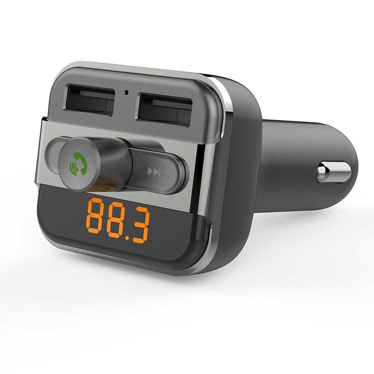 Porodo Wireless Hands-Free Car Kit With Built-In FM Transmitter 3.4AMP (FMBT17) (15W)