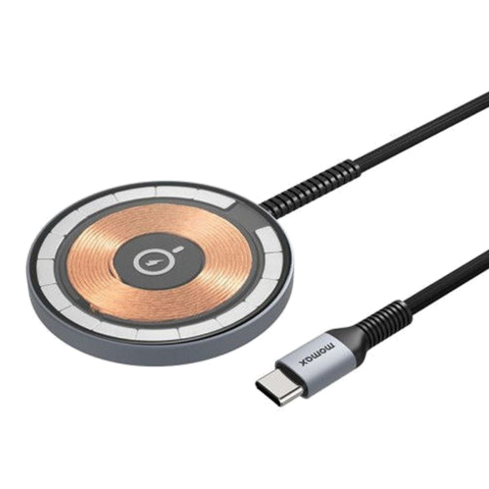 Momax Q.Mag Magnetic Wireless Charger - Grey