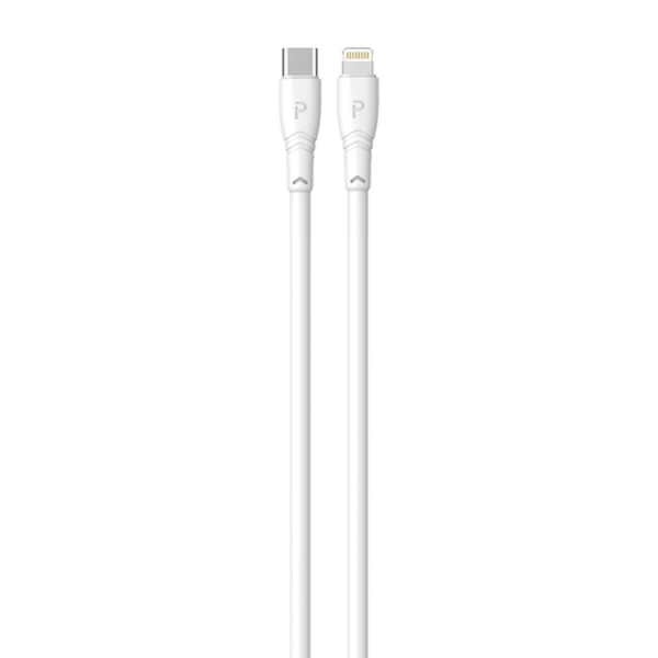 PAWA USB C To Lightning 20W Data Cable - White