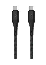 Pawa Nylon Braided 60W Data & Quick Charging USB-C to USB-C Cable 1.2m/4ft - GulfStore.com