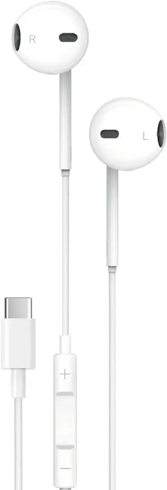 PAWA Chords Series Stereo Earphone Type-C PW-TCEP20 - White - GulfStore.com
