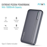 Pawa-"PW-PB2010ER-BK,Pawa Extreme PD20W Powerbank with 10000mAh Capacity ,Black" - GulfStore.com