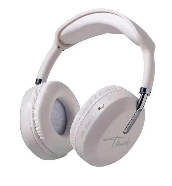 Pawa Thunk Stereo Over Ear Wireless Headphones White