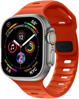 PW-WLLS49IW-ULOR | PAWA Lagos Premium Soft Silicon Strap 45/49Mm | Ultra Orange - GulfStore.com