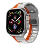 PW-WLLS49IW-GYOR | PAWA Lagos Limited Edition Premium Soft Silicon Strap 45/49Mm | Grey/Orange