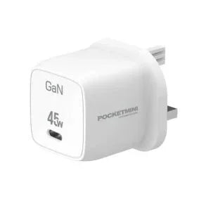 Pawa Pocketmini GaN 45W adapter.(PW-PMTAGN45-WH)