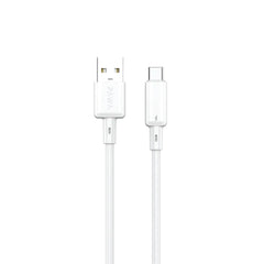 PW-BDC312AT-WH | PAWA Lite 3A USB-A to Type-C Quick Charging PVC Cable 1.2M PW122 | White - GulfStore.com