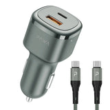 Pawa sold car charger - Dual Port - PD+QC - Includes Braided Type-C to Type-C - GulfStore.com