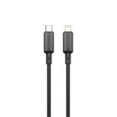 PW-BDC312CL-BK | PAWA Lite 30W Type C to Lightning Quick Charging PVC Cable 1.2M PW122 | Black - GulfStore.com