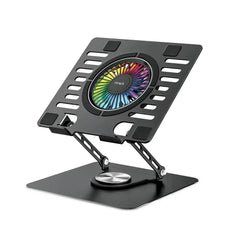 PW-MBSTRGB6-BK | PAWA Pawa Laptop cooling stand with RGB Light | Black - GulfStore.com