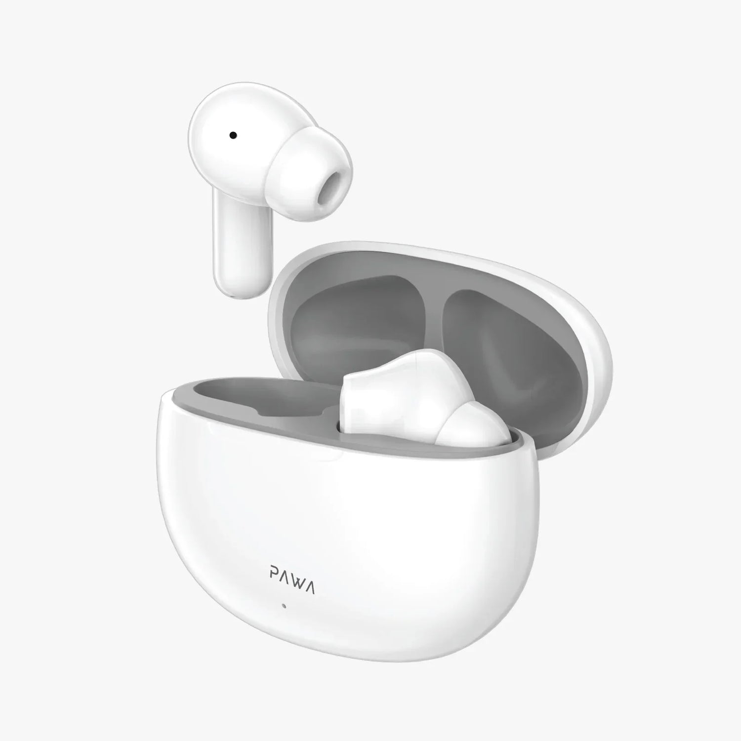 Pawa Pellucid ANC True Wireless Earbuds - Grey & White