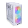 LIAN LI Lancool 215 Mid Tower Case, Snow White