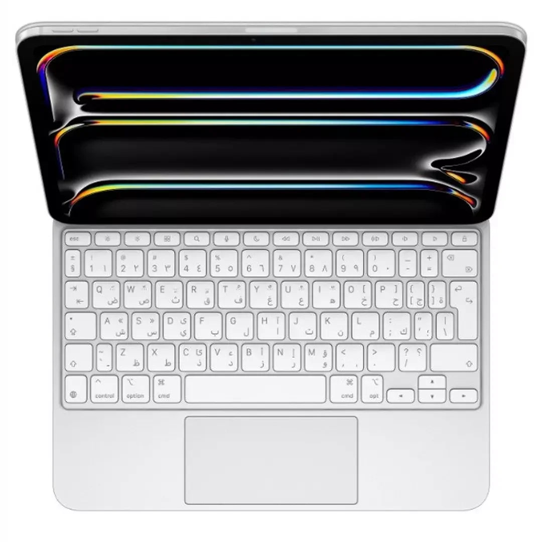 Apple Magic English & Arabic Keyboard for iPad Pro 11-inch M4, MWR03AB/A -White